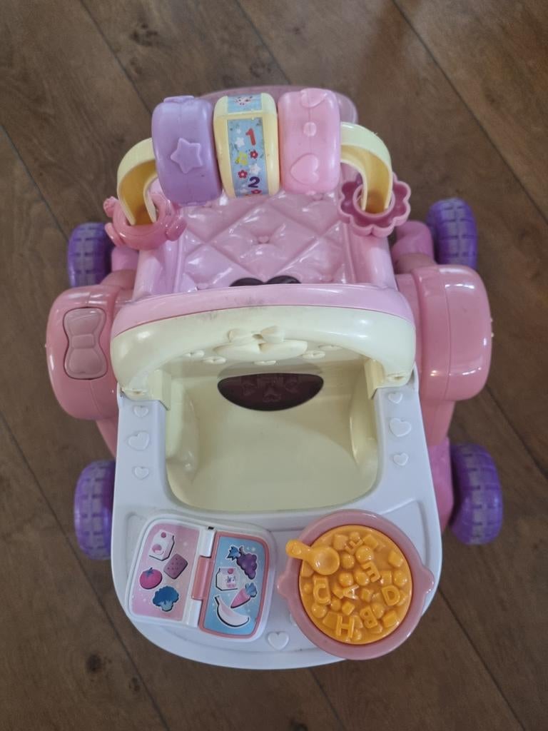 Vtech 3 in 1 poppenwagen met geluid, Ophalen of Verzenden, Gebruikt, Overige typen, Met wieltjes