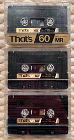 RARE That’s MR60 type IV METAL cassettebandjes cassettes MR, Cd's en Dvd's, Cassettebandjes, Gebruikt, 2 t/m 25 bandjes, Voorbespeeld