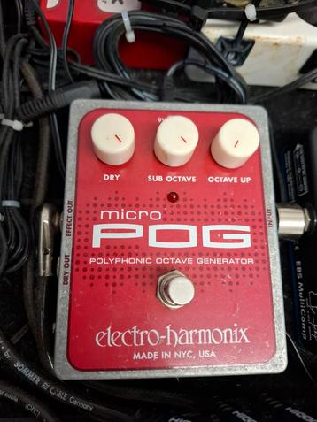 Electro Harmonix Micro POG Octaver Pedaal beschikbaar voor biedingen