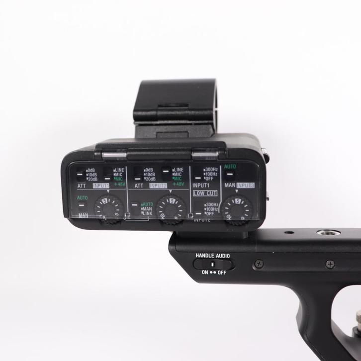 Sony XLR-H1 XLR Handle Unit voor FX3 - A Grade, Audio, Tv en Foto, Fotografie | Statieven en Balhoofden, Gebruikt