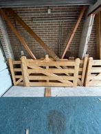 Diverse houten landhekken, Ophalen, Met poort, Nieuw, Tuinhek