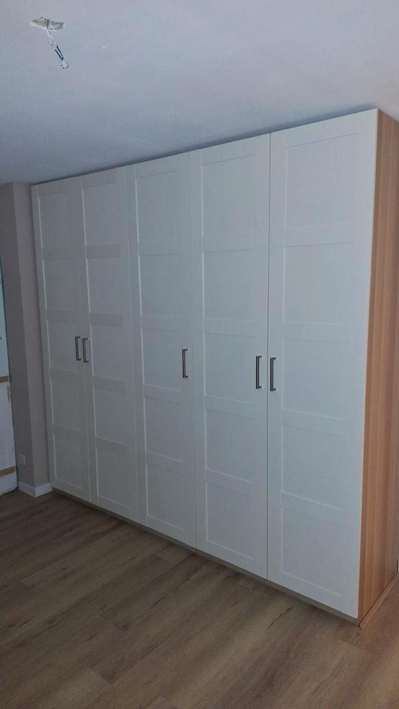 6x Ikea Pax deuren 50x229cm met handgrepen, Huis en Inrichting, Kasten | Kledingkasten, 200 cm of meer, 50 tot 100 cm, Minder dan 25 cm