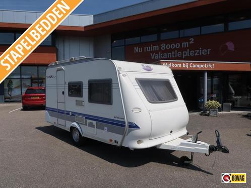 Hobby De luxe Easy 400 KB Zeer netjes met voortent, Caravans en Kamperen, Caravans, tot en met 4, 750 - 1000 kg, Standaardzit