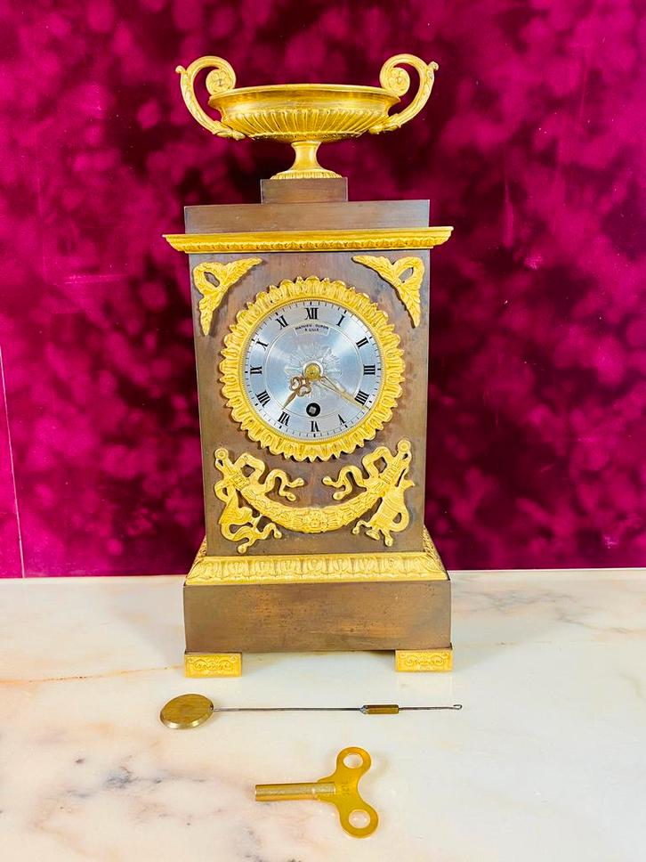 Charles X 1825 Mathieu DUPON a LILLE, Antiek en Kunst, Antiek | Klokken, Ophalen of Verzenden