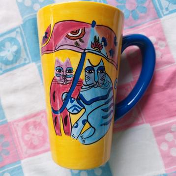 Laurel Burch katten mok beker beschikbaar voor biedingen