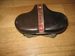 Echte klassieker Hygia Lepper no 7 lederen fiets zadel, Fietsen en Brommers, Ophalen, Gebruikt, Oldtimer, Hygia lepper