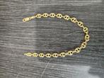 14 k gouden koffieboon schakel armband 6,5 gram, Ophalen of Verzenden, Nieuw, Goud, Goud