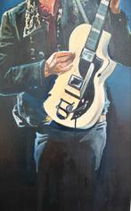 Groot David Bowie Schilderij, Antiek en Kunst, Kunst | Schilderijen | Klassiek, Ophalen