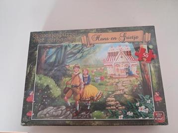 Hans en Grietje Puzzel - 50 Stukjes nieuw in de verpakking beschikbaar voor biedingen