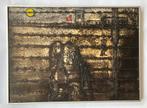 Olieverf op paneel - C.F.W. de Wit - kamp gevangenen - 1983, Ophalen