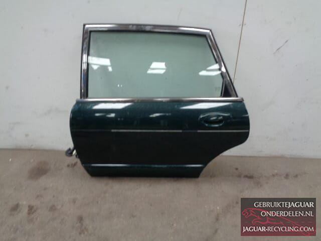 Deur links achter Jaguar X300 groen, Auto-onderdelen, Carrosserie en Plaatwerk, Deur, Jaguar, Achter, Links, Gebruikt, Ophalen of Verzenden