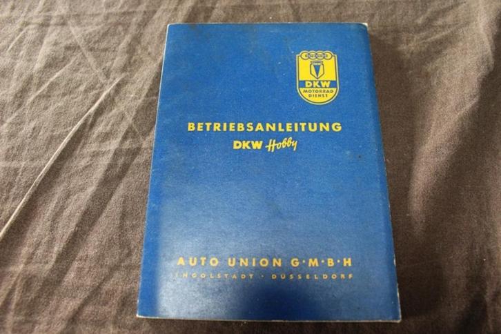 DKW Hobby Roller 1956 betriebsanleitung scooter boekje, Motoren, Handleidingen en Instructieboekjes, Overige merken, Ophalen of Verzenden
