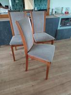 vintage eetkamerstoel, skovby kirsebær, 6x!, Huis en Inrichting, Stoelen, Ophalen, Gebruikt, Bruin, Vijf, Zes of meer stoelen