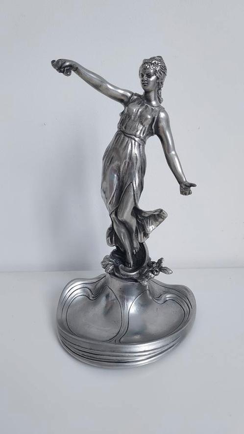 Tinnen beeld, Antiek en Kunst, Antiek | Tin, Ophalen
