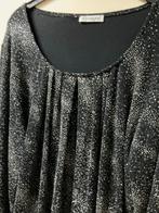 Dames tuniek zwart met glitters magna, Kleding | Dames, Grote Maten, Ophalen of Verzenden, Zo goed als nieuw, Zwart, Blouse of Tuniek