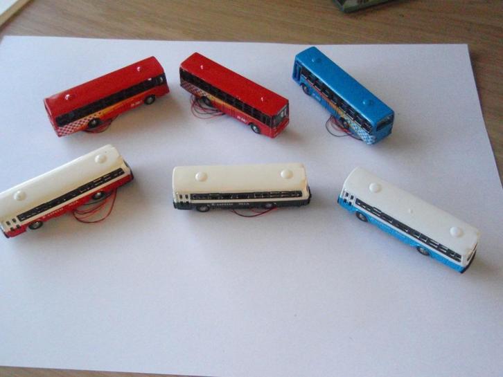 Bussen met verlichting n-spoor, Hobby en Vrije tijd, Modeltreinen | N-Spoor, Nieuw, Overige typen, Ophalen of Verzenden