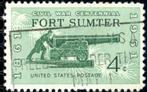 USA Verenigde Staten 1178 - Fort Sumter, Postzegels en Munten, Postzegels | Amerika, Verzenden, Noord-Amerika, Gestempeld