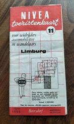 Nivea toeristen kaart Limburg (1955) (oude reclame oa Nivea), Nederland, Gelezen, Beiersdorf, Ophalen of Verzenden