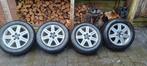 16" Lichtmetalen velgen met winterbanden Volvo 5x108, Band(en), Gebruikt, Ophalen of Verzenden, Winterbanden