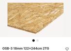 2x OSB plaat 244 x 122 cm 18 mm, Ophalen, Zo goed als nieuw
