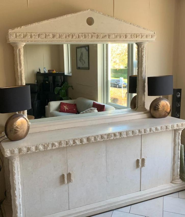 Dressoir, Huis en Inrichting, Kasten | Dressoirs, Gebruikt, 200 cm of meer, 25 tot 50 cm, Met plank(en), Overige materialen, Ophalen