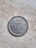 10 Cent 1948 Wilhelmina - Zeldzame Munt!, Postzegels en Munten, Munten | Nederland, Ophalen of Verzenden, Koningin Wilhelmina