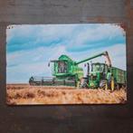 John Deere Combine en Trekker metalen wandplaat, Huis en Inrichting, Ophalen of Verzenden, Zo goed als nieuw