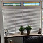 Houten jaloezieën off White 168 x 150, Ophalen, Zo goed als nieuw, 150 tot 200 cm