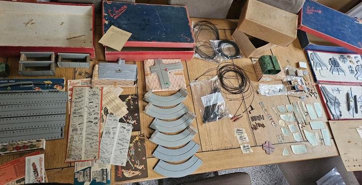 Verzameling oude Schuco Varianto baan blikken speelgoed, Antiek en Kunst, Antiek | Speelgoed, Ophalen of Verzenden