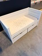 Peuterbed wit 70x150, Kinderen en Baby's, Kinderkamer | Bedden, Ophalen, Gebruikt, 70 tot 85 cm, 140 tot 160 cm