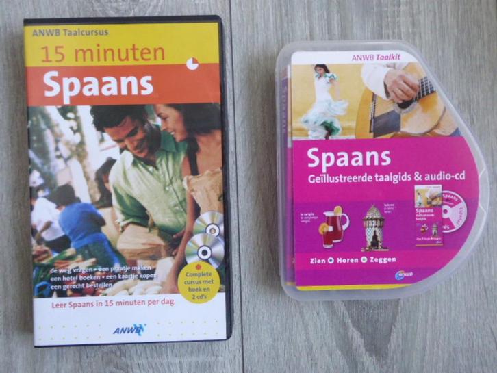 2x ANWB  TAALcursus / taalkit SPAANS op CD, Cd's en Dvd's, Cd's | Overige Cd's, Zo goed als nieuw, Boxset, Ophalen of Verzenden