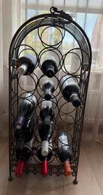 Wijnrek voor 16 flessen, Gebruikt, 15 tot 25 flessen, Ophalen of Verzenden, Metaal