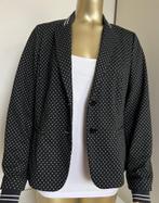 Blazer jasje, zwart met witte stipjes, Gerry Weber, mt. 38, Maat 38/40 (M), Zwart, Ophalen of Verzenden, Zo goed als nieuw