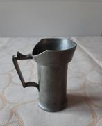 Tinnen kannetje - 1 deciliter - 95% tin, Antiek en Kunst, Ophalen of Verzenden