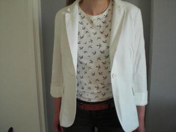 blazer,  nieuw, wit, maat 38 beschikbaar voor biedingen