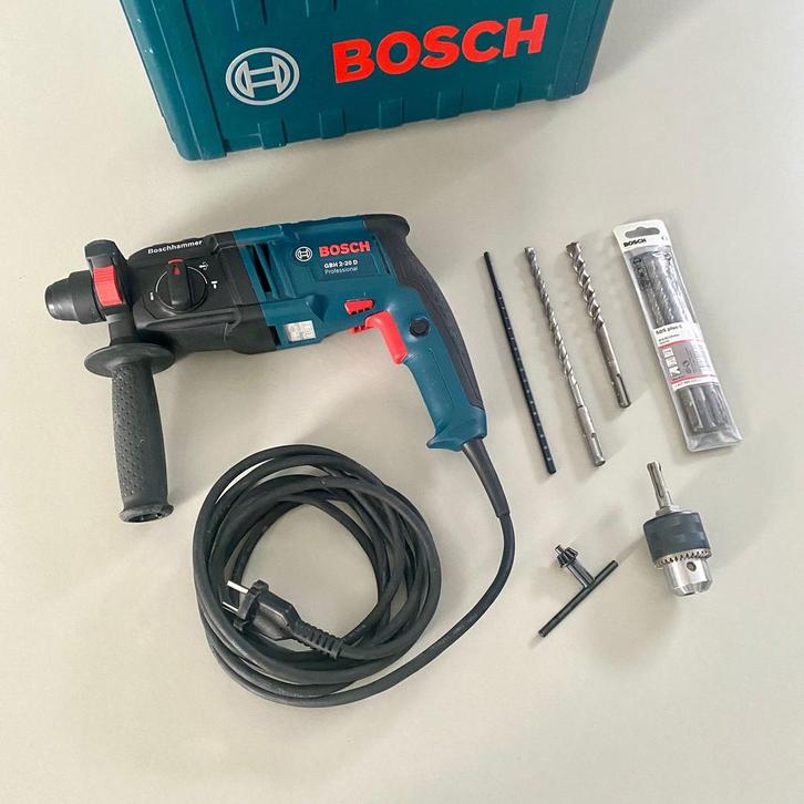 Bosch Professional boorhamer GBH 2-20 D, Doe-het-zelf en Verbouw, Gereedschap | Boormachines, Zo goed als nieuw, Boor- en/of Breekhamer