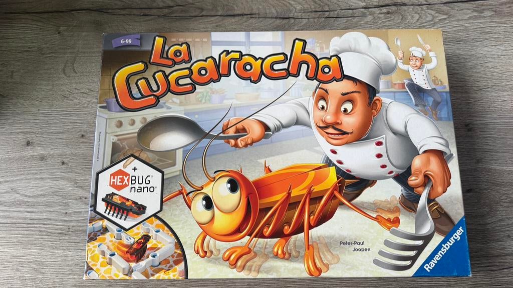 La Cucaracha bordspel, Hobby en Vrije tijd, Gezelschapsspellen | Bordspellen, Ophalen of Verzenden, Zo goed als nieuw