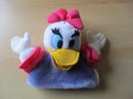 Disney Katrien Duck pluche handpop 18cm oud!, Ophalen of Verzenden, Donald Duck, Gebruikt, Knuffel