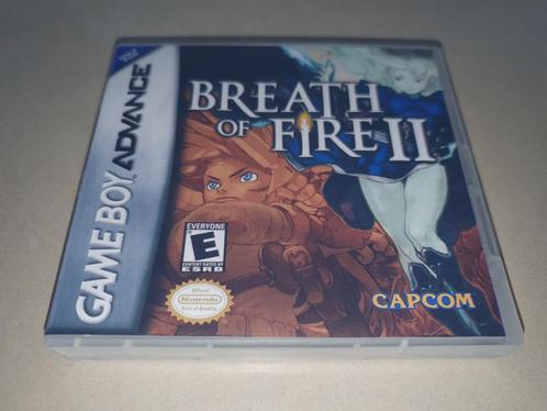 Breath of Fire II Game Boy Advance GBA Game Case, Spelcomputers en Games, Games | Nintendo Game Boy, Zo goed als nieuw, Verzenden