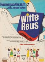 Retro reclame 1968 Witte Reus wasmiddel zelfs zonder koken, Verzenden, Overige typen