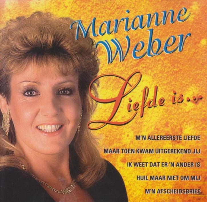 Marianne Weber – Liefde Is CD, Cd's en Dvd's, Cd's | Nederlandstalig, Zo goed als nieuw, Levenslied of Smartlap, Verzenden