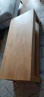 Houten Salontafel met Opbergruimte, Huis en Inrichting, Ophalen, Gebruikt, Rechthoekig