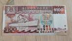 ONE HUNDRED DOLLARS SCHEEP SINGAPORE BANKBILJET, Ophalen, Zuidoost-Azië, Los biljet