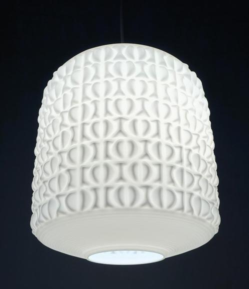 Vintage hanglamp Gangkofner opaline Peill & Putzler Cordoba, Huis en Inrichting, Lampen | Hanglampen, Gebruikt, Ophalen of Verzenden