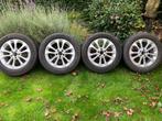 Mercedes velgen en winterbanden., Ophalen, Banden en Velgen, 17 inch, Winterbanden