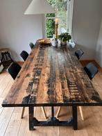 Eettafel - 6/8 personen, Huis en Inrichting, Tafels | Eettafels, Gebruikt, 200 cm of meer, Vijf personen of meer, Industrieel