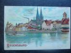 REGENSBURG Duitsland tegen licht houden 1903, Verzamelen, Ophalen of Verzenden, Voor 1920, Duitsland