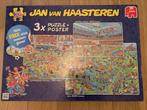 3 Jan van Haasteren puzzels 500, 750 en 1000 stukjes, Ophalen, 500 t/m 1500 stukjes, Zo goed als nieuw, Legpuzzel