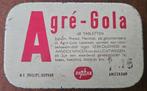 Vinted Agre-Gola blikje uit de jaren '50, Ophalen of Verzenden, Gebruikt, Overige, Overige merken