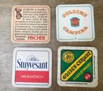 Bierviltje Fischer - Gouden Carolus - Tucher - GoldenCampina, Verzamelen, Biermerken, Ophalen of Verzenden, Zo goed als nieuw